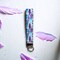Faux Leather Feathers Wristlet Keychain Key fob product 5